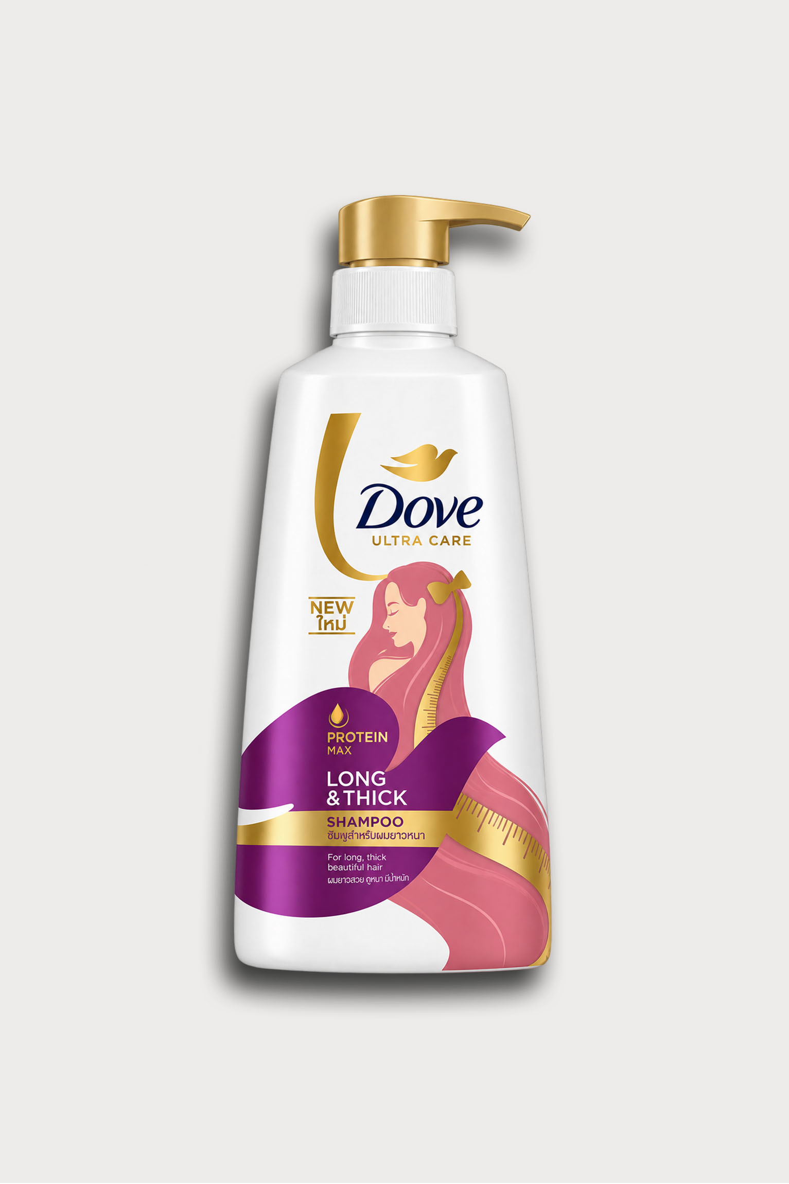 Dove Ultra Care Protein Max Long & Thick Shampoo
