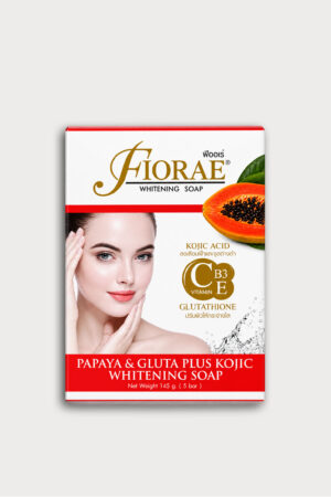 Fiorae Papaya & Gluta Plus Kojic Whitening Soap