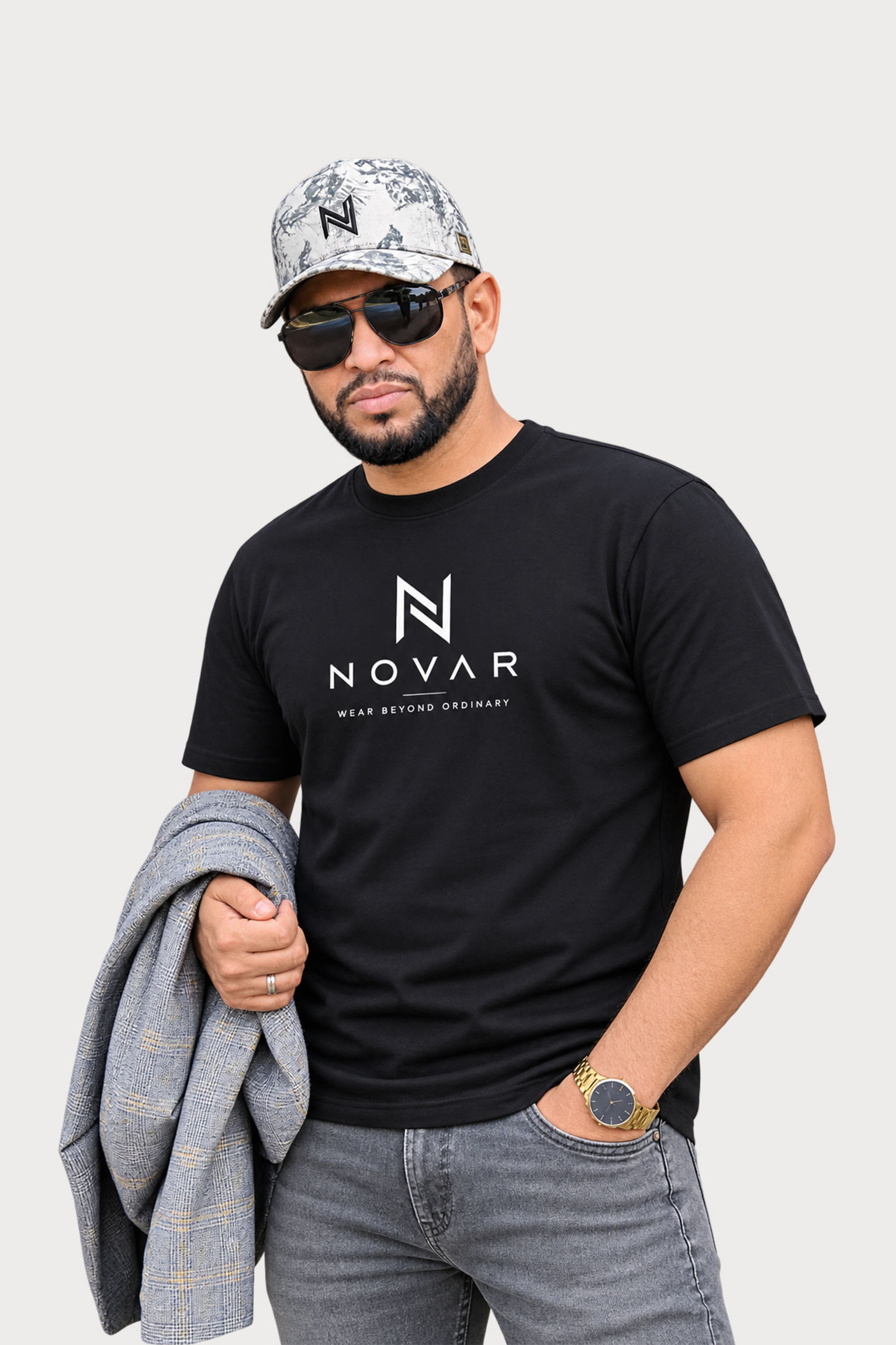 Men's Premium Camo Baseball Cap - Image 2